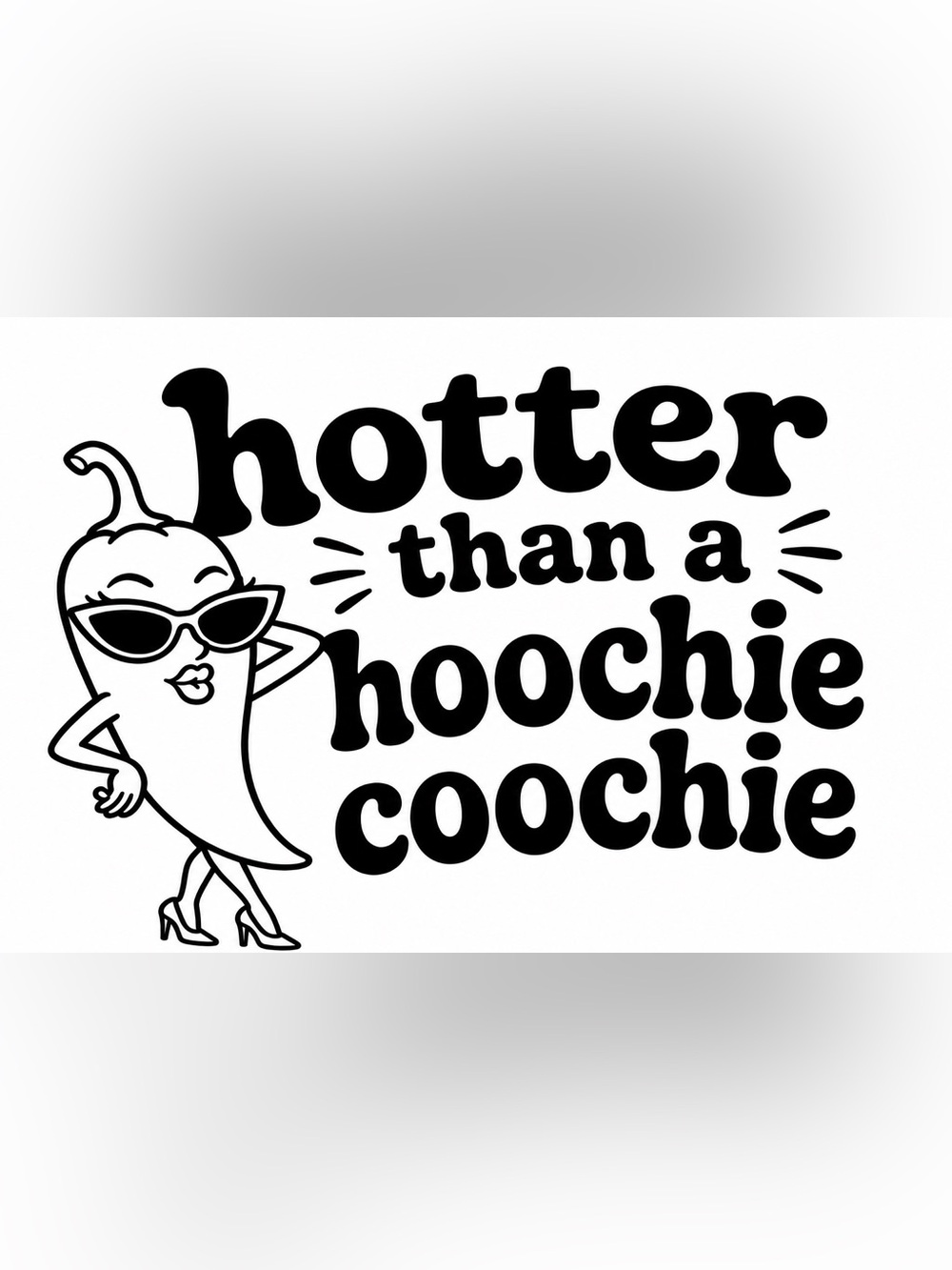 Handmade 50count “Hoochie Coochie” Stickers
